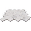 Polished Calacatta Gold Marble Dotty with Dolomite Dots Mosaic Tile 
