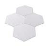 Dolomite Marble 7" Hexagon Mosaic Tile Honed