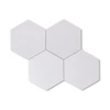 Bianco Dolomite Marble 7" Hexagon Mosaic Tile Polished