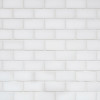 Bianco Dolomiti Marble Italian White Dolomite Mini Brick Mosaic Tile Honed