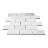 2x4 Subway Mosaic Tile Polished Calacatta Gold Italian Marble 