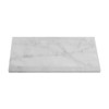 Carrara White Italian Marble 6" x 12" Honed Wide Beveled Subway Tile 