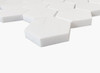 Polished Dolomiti White Marble Italian Bianco Dolomite 2" Hexagon Mosaic Tile 