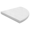 Bianco Dolomiti Marble Bathroom Shower Corner Shelf Honed