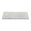 Carrara Marble Italian White 4x12 Wide Beveled Subway Tile Polished