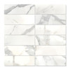 Calacatta Gold Italian Marble 3x9 Subway Tile Honed