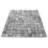 Bardiglio Grey Marble 1x1 Mosaic Honed