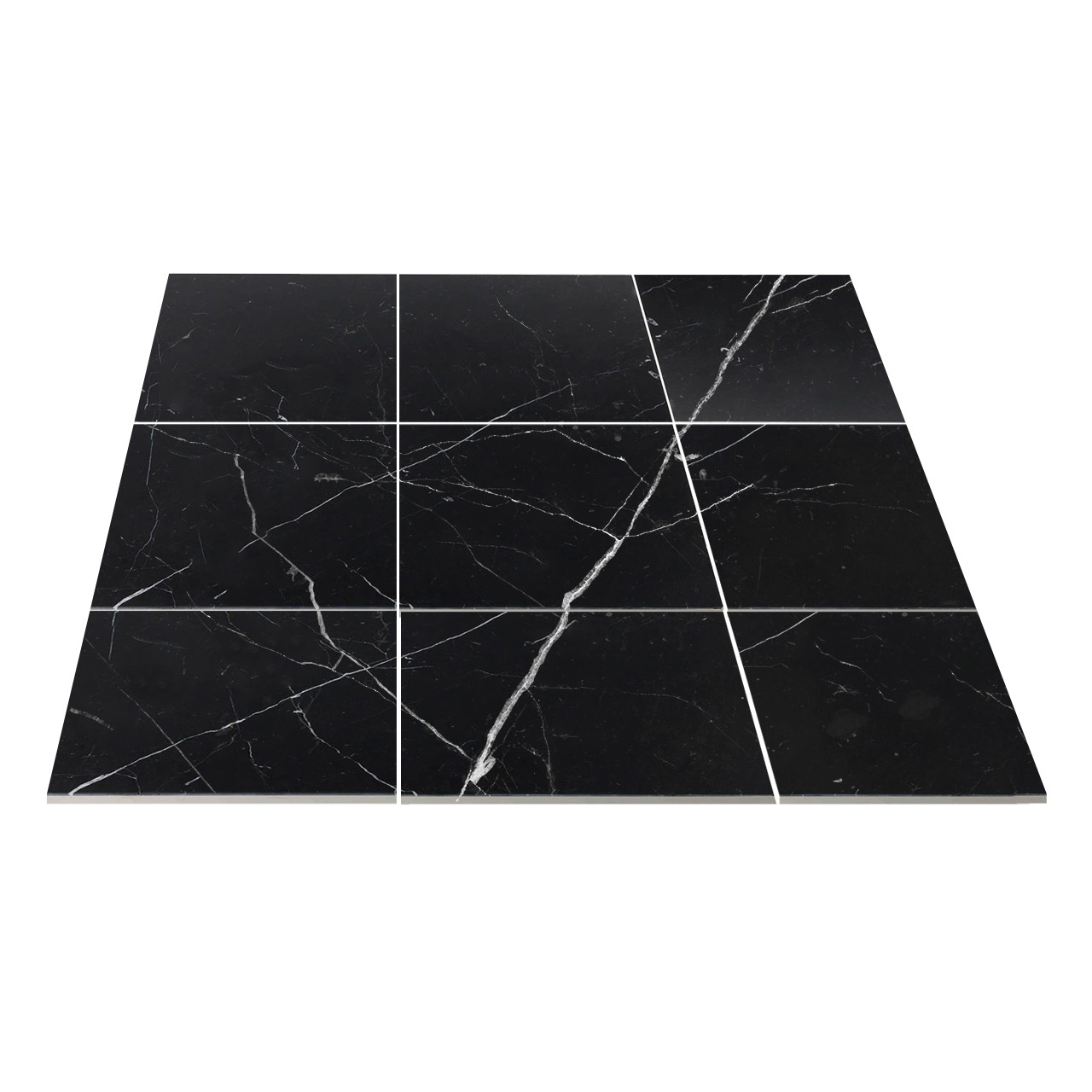 Black Marble 4x4 Tile