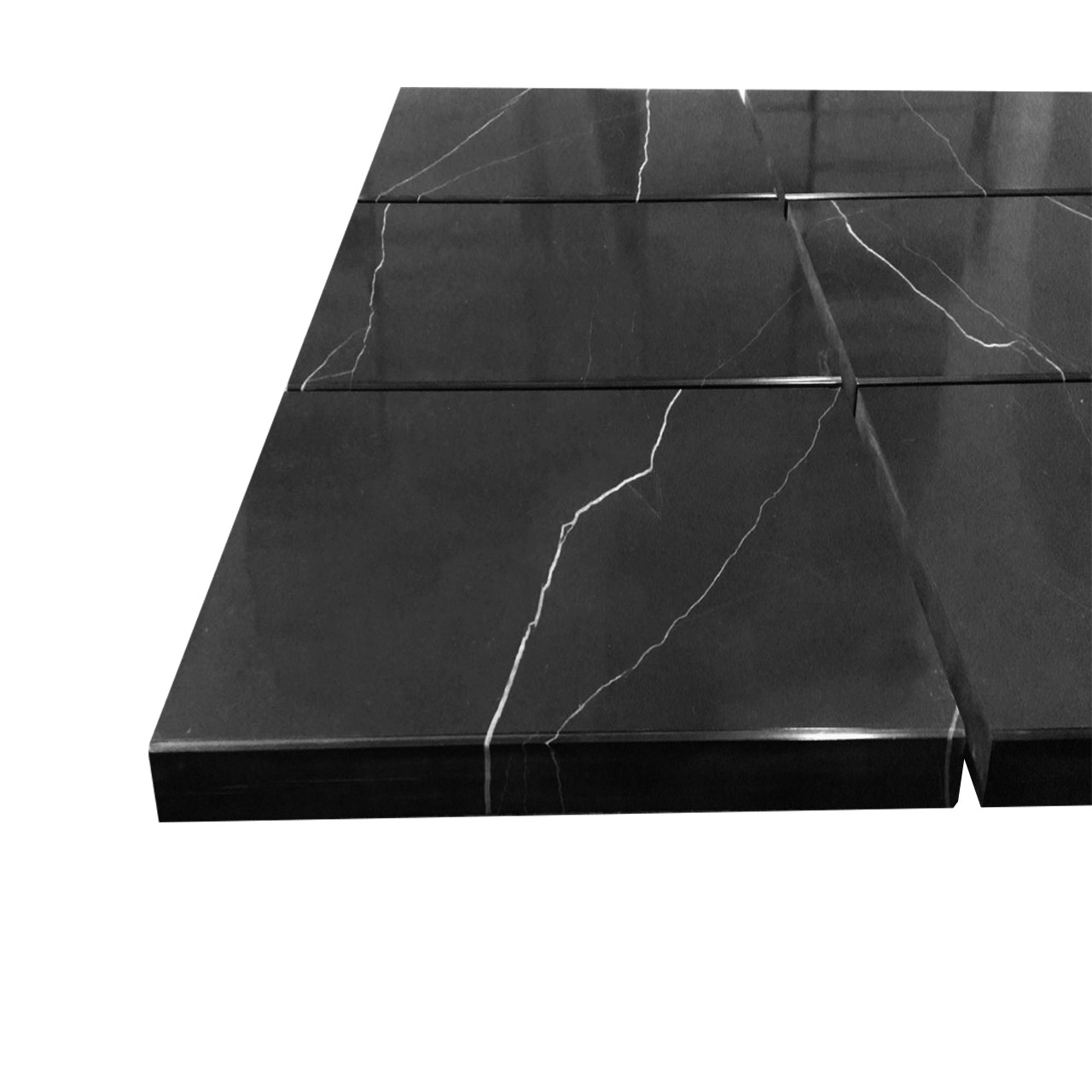 Black Marble 4x4 Tile