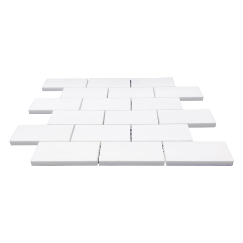 Polished Bianco Dolomiti Marble Italian White Dolomite 2x4 Mosaic Tile 