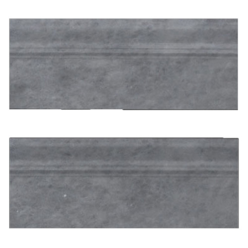 Bardiglio Gray Marble 3/4" Baseboard Molding Honed