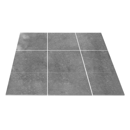 Bardiglio Gray Honed Marble 4x4 Marble Tile 