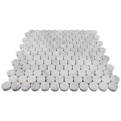 1" Penny Rounds Mosaic Tile Polished