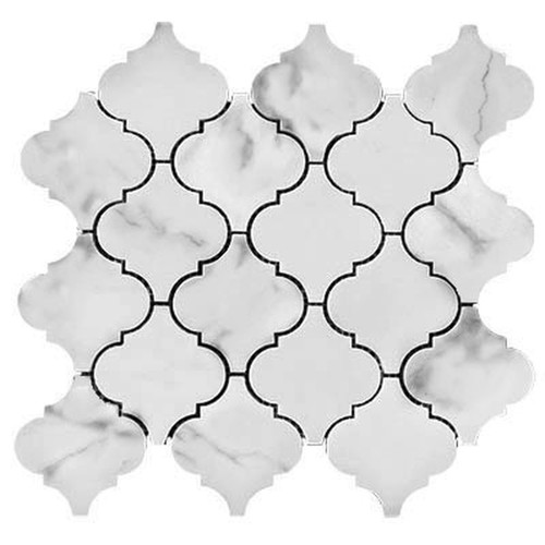 Arabesque Baroque Lantern Mosaic Tile Honed