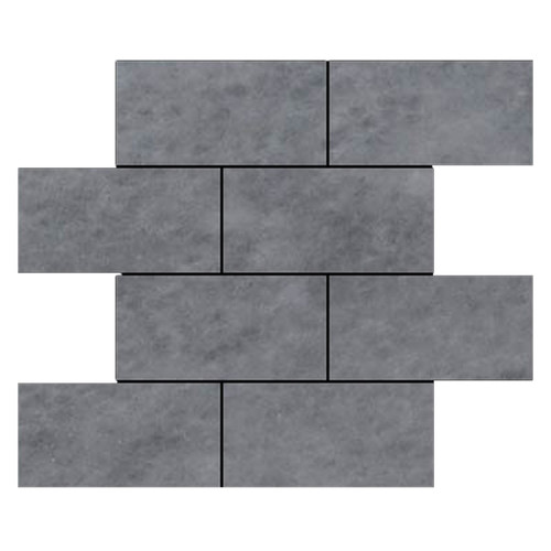 Bardiglio Gray Marble 6x12 Subway Tile Honed