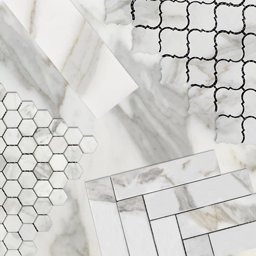 Calacatta Gold Italian Marble 3x12 Subway Tile Honed