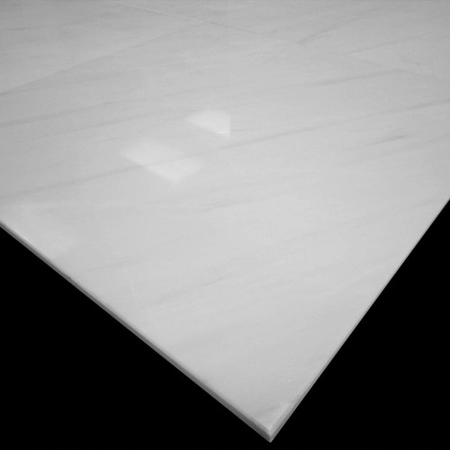 18x18 Bianco Dolomiti Marble Tile Honed