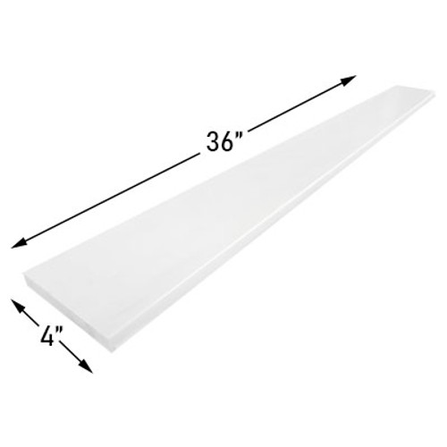 Bianco Dolomiti Marble 4x36 Saddle Polished Bianco Dolomiti Marble 4x36 Saddle Polished