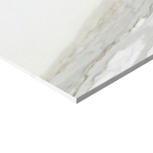 Honed Calacatta Gold Italian Marble 24x24 Tile 