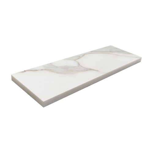 Calacatta Gold Italian Marble 3x9 Honed Subway Tile 