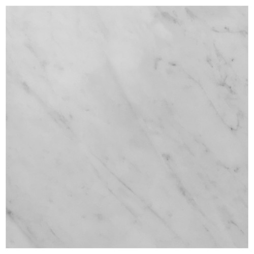 Carrara Marble Italian White Bianco Carrera 18x18 Marble Tile Honed