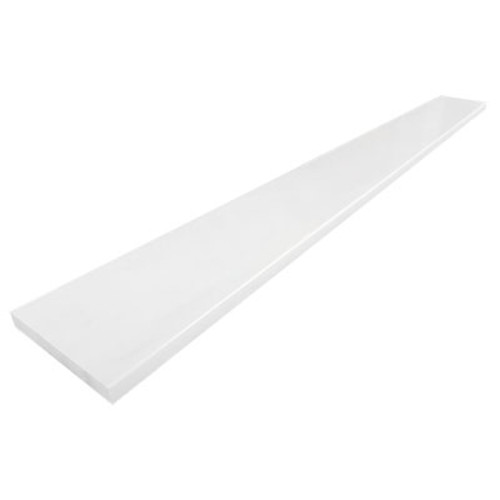 Bianco Dolomiti Honed Marble 5x48 Door Threshold Saddle