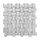 Carrara Marble Italian White Bianco Carrera Basketweave Mosaic Tile with Bianco Carrara Dots Honed