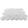 Italian White Carrera Marble Bianco Carrara 2" Hexagon Mosaic Tile Polished