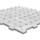 Carrara Marble Italian White Bianco Carrera Basketweave Polished Mosaic Tile with Bardiglio Gray Dots 