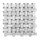 Carrara Marble Italian White Bianco Carrera Basketweave Mosaic Tile with Bardiglio Gray Dots Polished