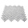Carrara Marble Italian White Bianco Carrera Herringbone Mosaic Tile Honed