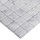 Italian White Carrera Marble Bianco Carrara 1x1 Mosaic Tile Polished