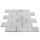 Polished Italian White Carrera Marble Bianco Carrara 2x4 Mosaic Tile 