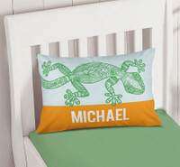 Climbing Gecko Pillowcase Cover