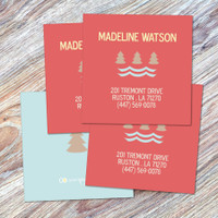 Summer Forest Orange Calling Cards