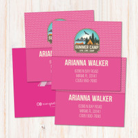 Live, Love, Camp Pink Calling Cards