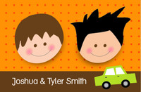 Playing Cars With My Brother  Gift Tag