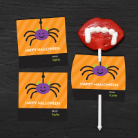 Cute Spider Lollipop Cards