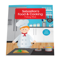 A Boy Chef Coloring Story Book