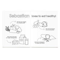 A Boy Chef Coloring Story Book