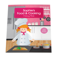 A Girl Chef Coloring Story Book