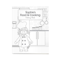A Girl Chef Coloring Story Book