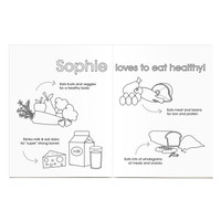 A Girl Chef Coloring Story Book