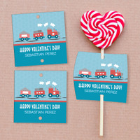 The Train Of Love Lollipop Cards Set