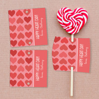Full of Sweet Hearts Lollipop Cards Set