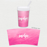 Bold Colorful Name Toddler Cup