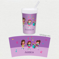 Rock And Roll Band Toddler Cup