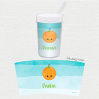 Yummy Oranges Toddler Cup