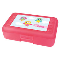 Three Owls Pencil Box