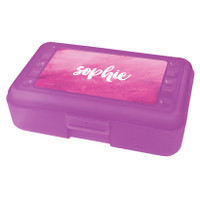 Bold Colorful Name Pencil Box
